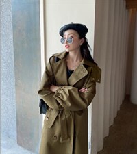 香丽迪秋装新款长款风衣，女装风衣，香丽迪1