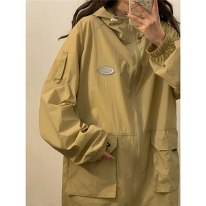 1中性连帽工装大口袋大码M-5XL户外潮牌防晒服男FS77009特P39控78图片