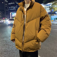 冬季男生2022棉衣冬款外套加厚简约新款港风潮男棉服M0111-P83，男装棉衣，星座308B-1