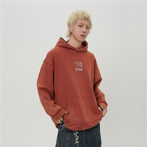 水洗炒色卫衣男2025新款美式潮牌连帽卫衣外套 1015-WY370-P95图片