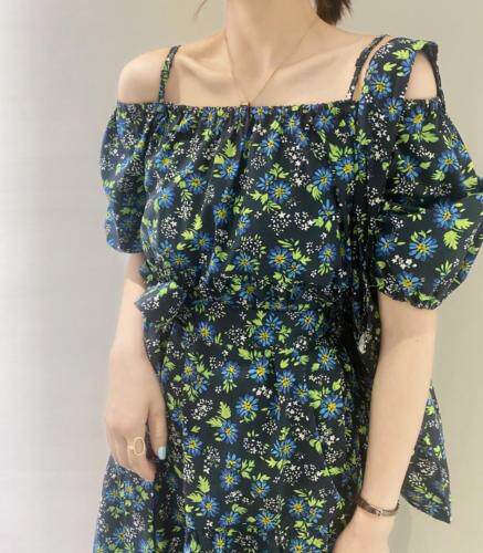 【现货】设计感花包连衣裙，女装连衣裙，驿谷