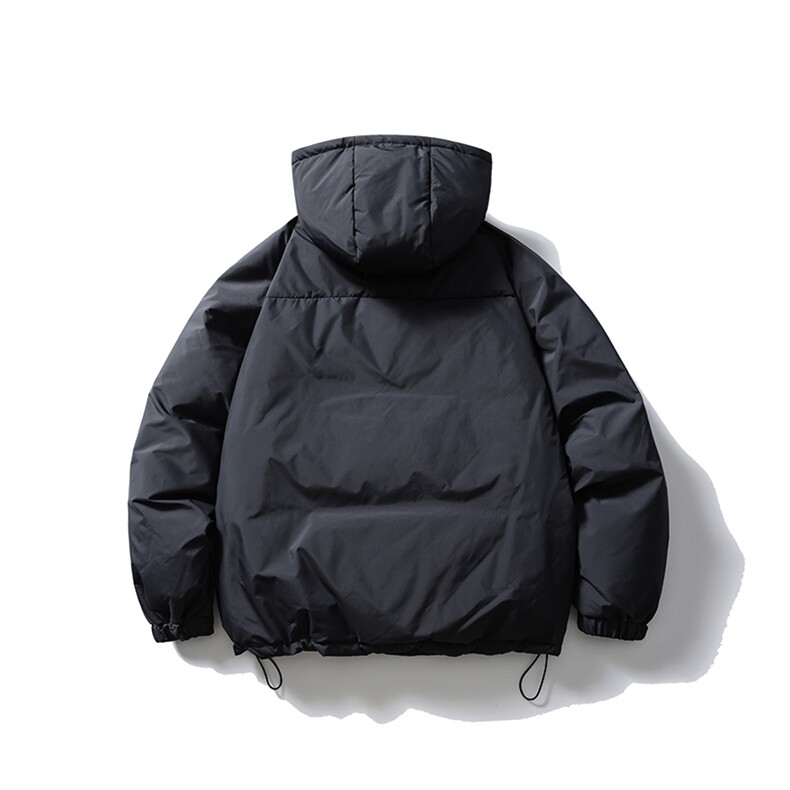 南夏乔装2025冬季新款日系立体贴袋90白鸭绒羽绒袄复古连帽羽绒服,男装羽绒服,电商S006（B521）