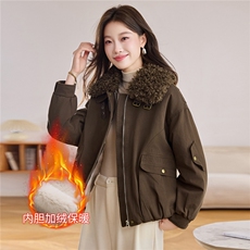 现货！现货！2025冬季女装新款加绒加厚棉衣棉服，女装棉衣/棉服，以桐