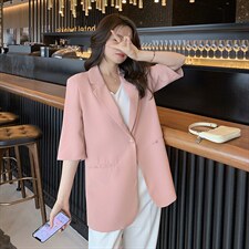 西装极力推荐现货夏小西装外套，女装西装，杭阁服饰