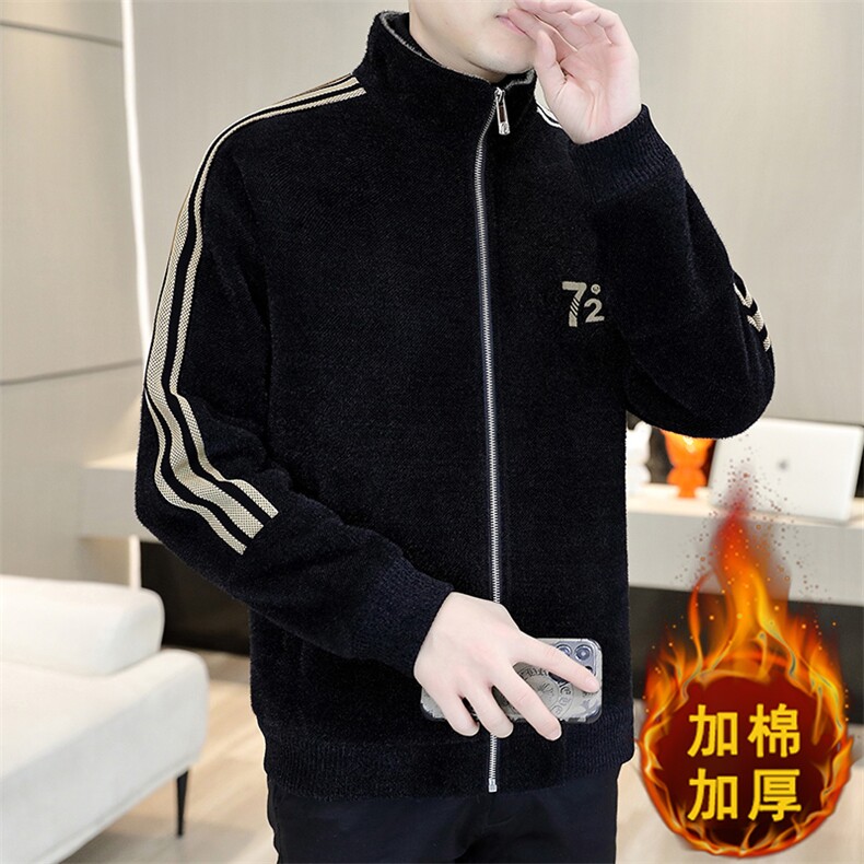 直播商务休闲立领加棉加厚毛呢大衣短款夹克外套上衣A76P145,男装毛呢大衣,电商B226