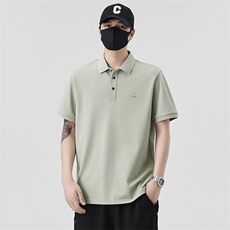 男士夏季新款时尚百搭休闲运动翻领半袖上衣PL8601-P65控105，男装Polo衫，电商A237