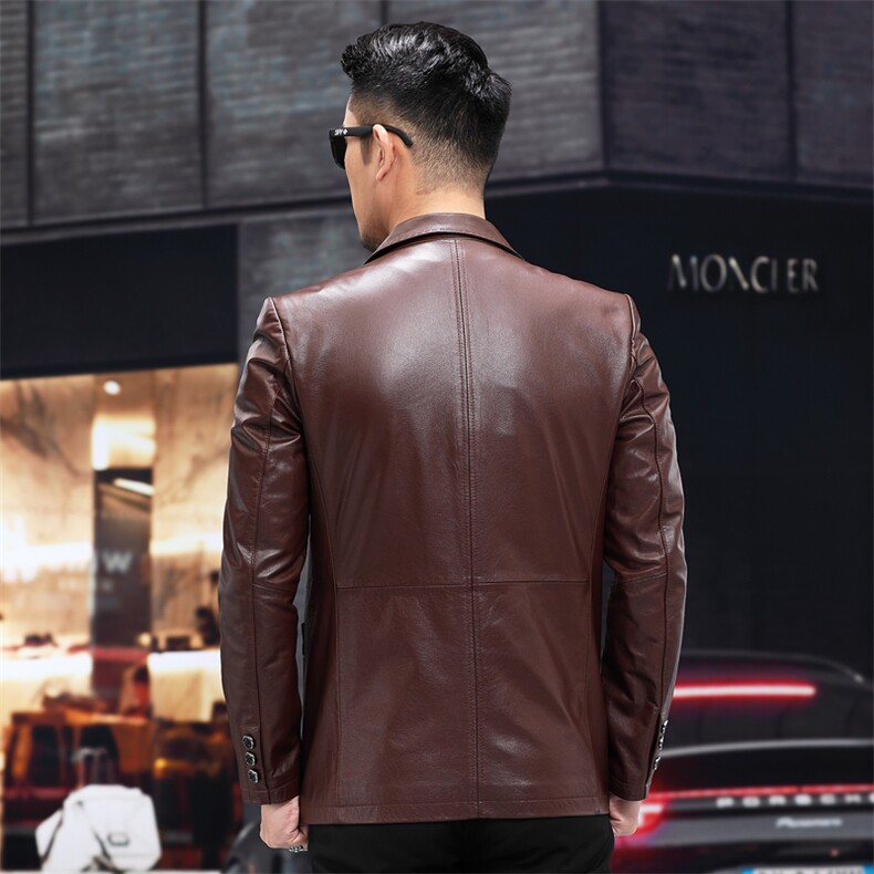 BL-DK21208男式2023秋季新款翻领头层牛皮皮衣男P600,男装皮衣,电商B360