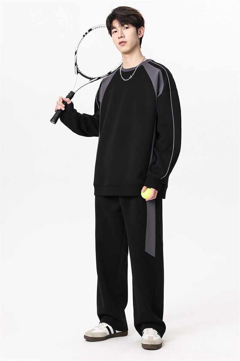 311B-1-9257-P53控108秋季新款休闲卫衣运动情侣套装,男装休闲套装,星座311B-1