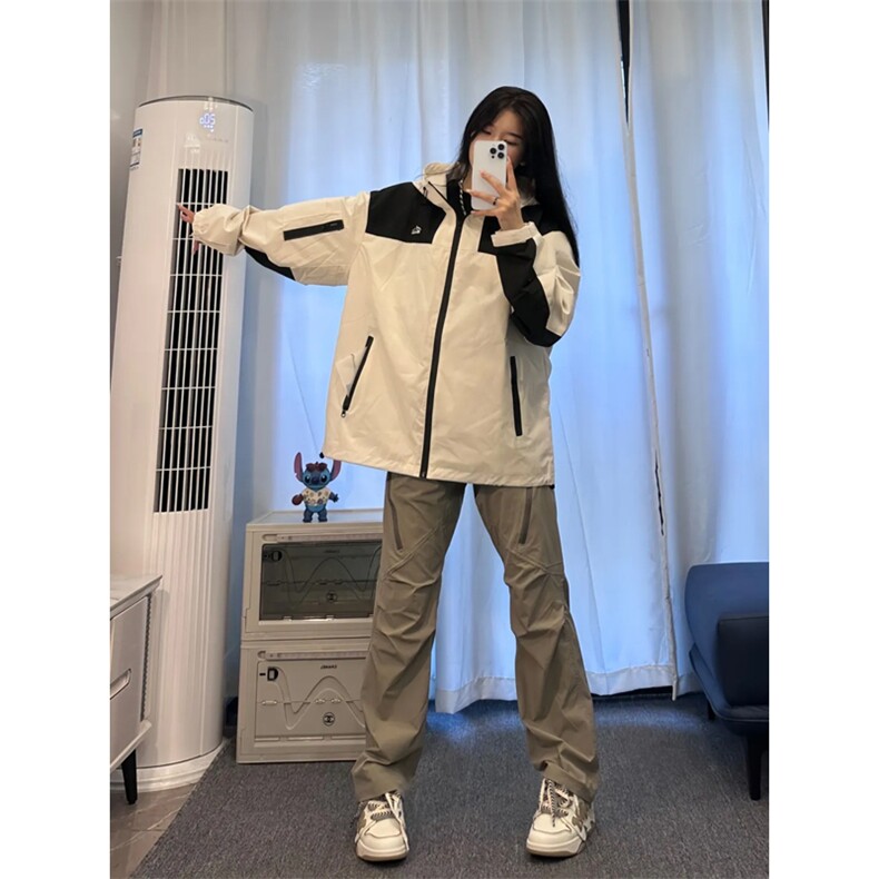 美式复古hiphop嘻哈冲锋裤潮牌冬季加厚,男装休闲裤,星座310A-4