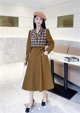 秋季时尚连衣裙，女装连衣裙，亿炫(5F)