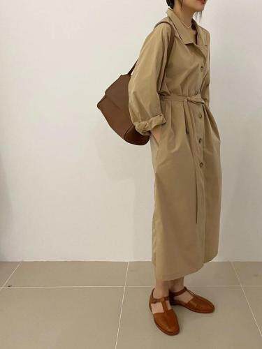 超爱的风衣裙气质，女装风衣，LUCY