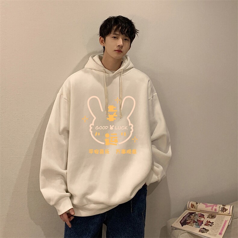纯棉连帽卫衣男大码运动帽衫宽松薄WY2297-P35,男装卫衣,电商A040