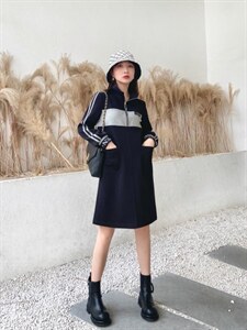 现货秋季连衣裙,女装连衣裙,尺度传魅