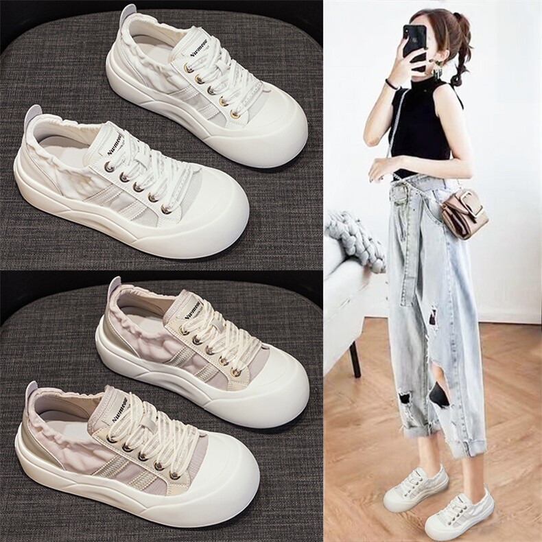 软底小白鞋子女2024新款春夏季厚底休闲女鞋轻便百搭运动鞋子，女鞋休闲鞋，电商A223