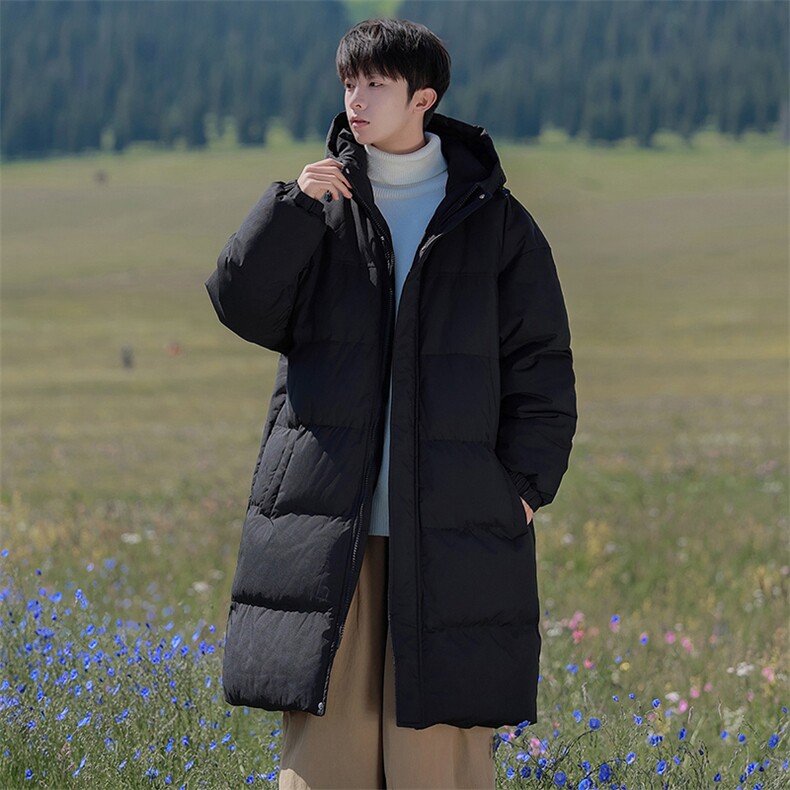现货东北出游款 加厚中长款三防棉衣外套连帽滑雪棉服MY77777图片