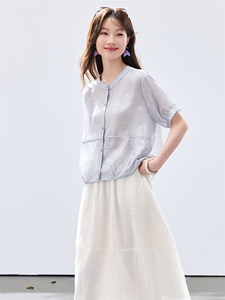 现货2026夏装新款透气亲肤女士凉爽衬衣图片