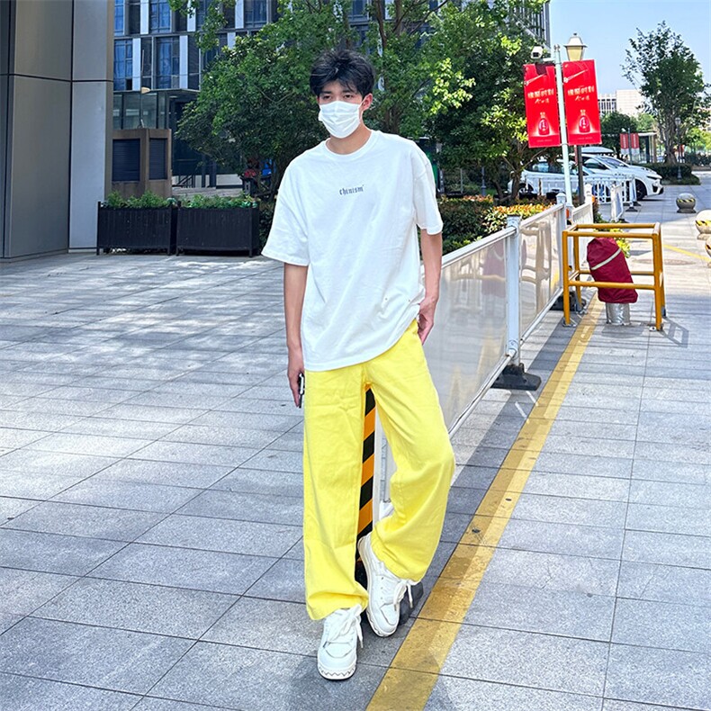 25年春季水洗高街vibe直筒宽松阔腿五色牛仔裤NZ2310-P55控78,男装牛仔裤,星座1002-1