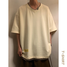 夏季短袖港风暖光休闲宽松潮牌百搭短袖T恤男TC3138RK01-P30控50，男装T恤，星座717