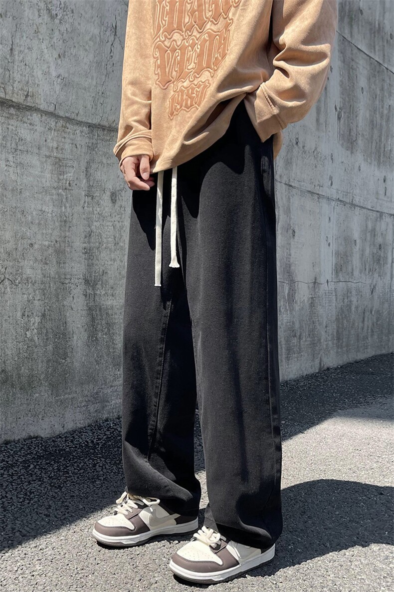 2023美式高街男士水洗做旧牛仔裤男XZ914-6-G63-P35,男装牛仔裤,星座914-6