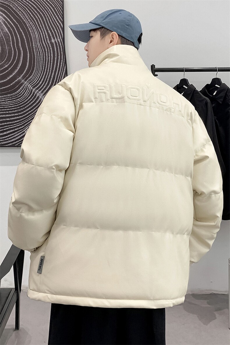 冬季学生港风加绒加厚棉衣外套时尚刺绣棉服男士8873-P115控价148,男装棉衣,电商A441-1