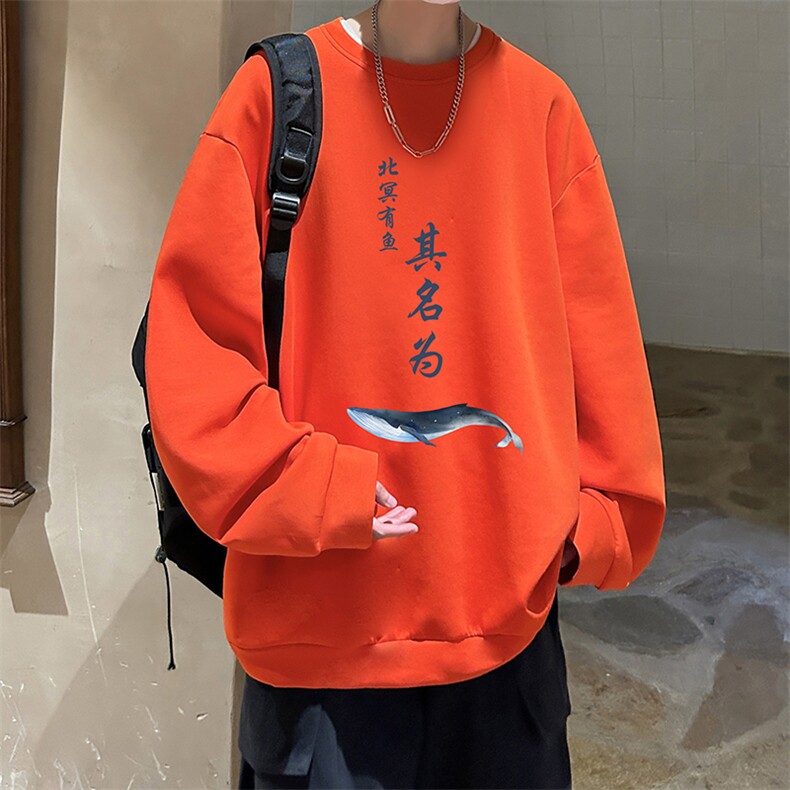 控38简约帅气百搭长袖t恤男大码卫衣 T4261-P25 加绒款-P35图片