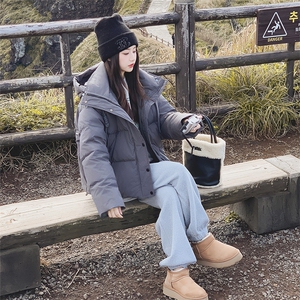 现货2024冬新款短款90绒羽绒服外套D761-P300-控428图片