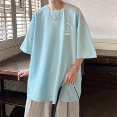 华夫格t恤男短袖男大码五分袖酒店风HT73072-P22，男装T恤，电商A040