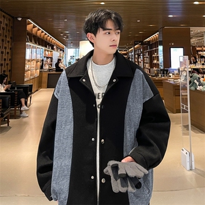 男装呢料大衣 2026秋冬季新款毛呢大衣男生外套XZ514-2-F592-P135图片