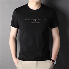 G8861男式2023年夏季新款T恤衫男短袖圆领休闲体恤P45，男装T恤，电商B360