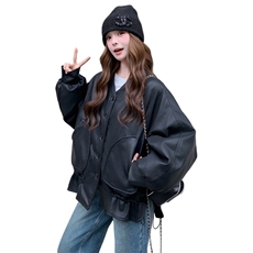 高级感狐狸毛蛋白皮90绒羽绒服外套女韩系设计款2025秋冬新款，女装羽绒服，艾米莉亚