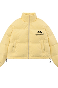 新款平铺秋冬字母印花面包服时尚立领棉服A247-MY504 特批85控118图片