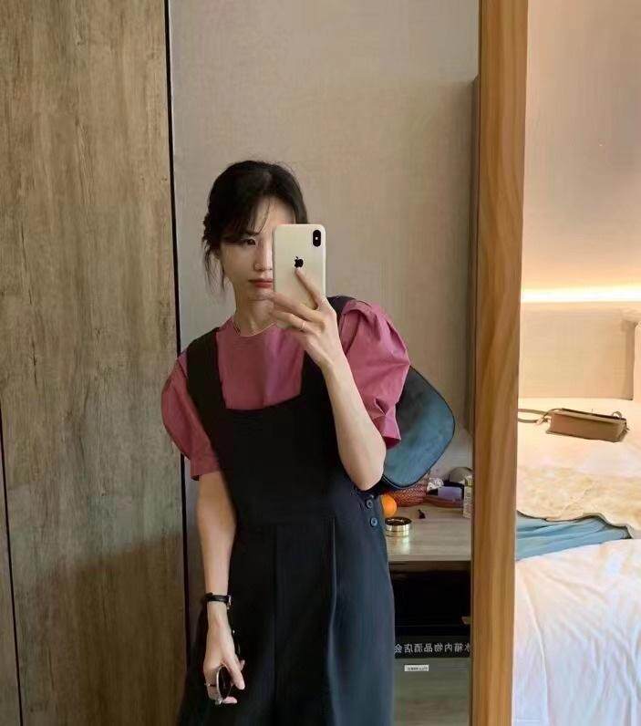 【夏季新款】韩版背带裤真两件套，其它，玩美