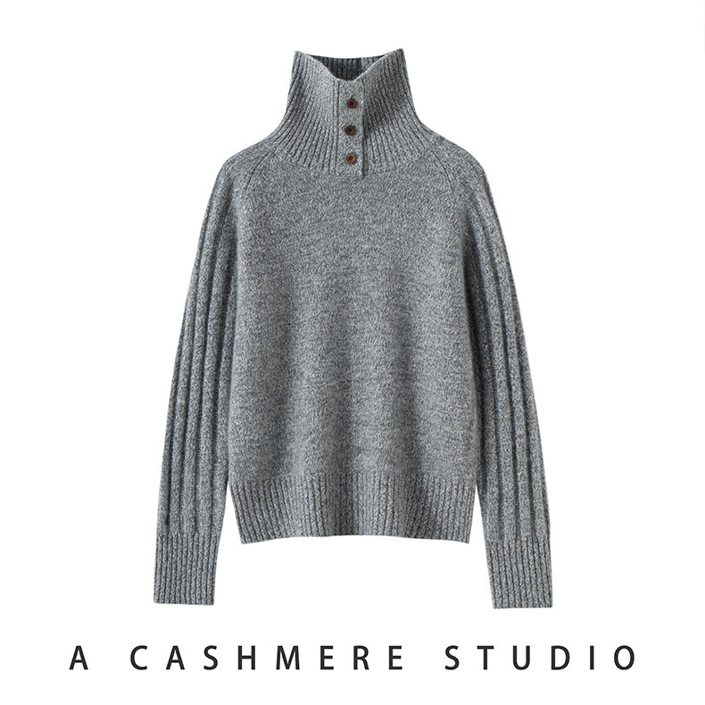 2025年秋季时尚百搭通勤简约休闲套衫，女装羊毛衫，邦太羊绒