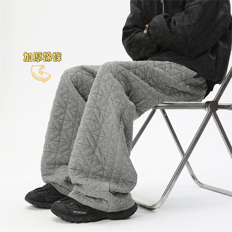 2025冬季新款无影墙华棉绗棉加厚棉裤M-5XLHK251002-特P50，男装棉裤，电商A022