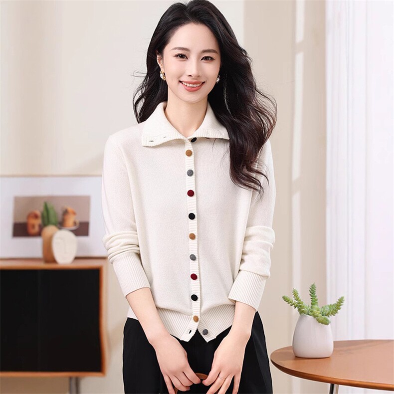bao现货2025秋冬圆领领毛衣女士套头长袖秋冬打底针织衬衫,商品下架区,韩然一族