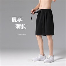 冰丝短裤男夏季薄款外穿速干休闲裤男士五分裤K905-特批30，男装休闲裤，星座718-1
