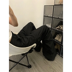 休闲裤男设计感高级感显高长裤子X8065/P61，男装休闲裤，电商D202-1