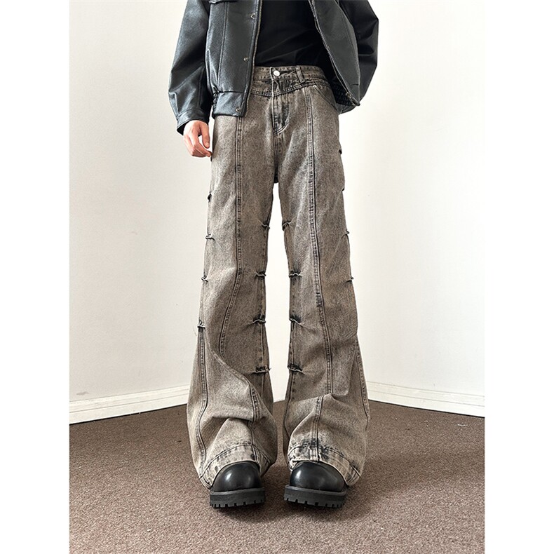 903-AK022-特P50【S-3XL】灰褐色牛仔裤!2，男装牛仔裤，星座903