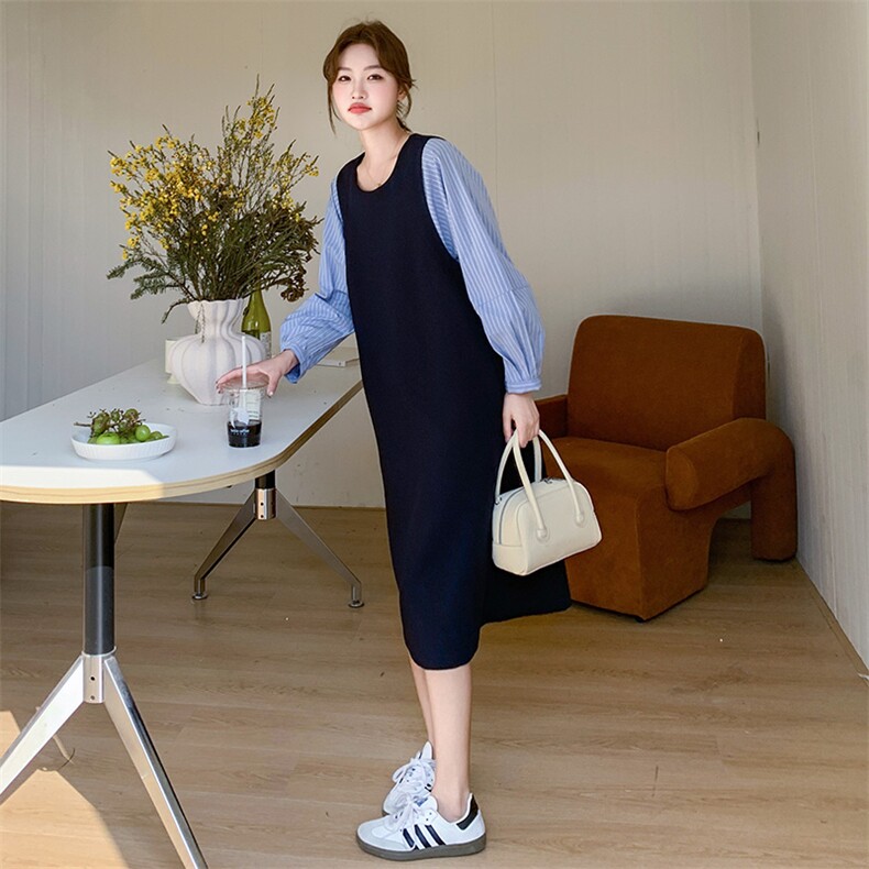 新款！休闲假两件连衣裙2C169-2571-P145K228,女装连衣裙,2C169