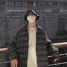 1港风长袖夹克男大码中性风情侣潮大皂风夹克男CCS8019P45控68，男装夹克，星座226-2