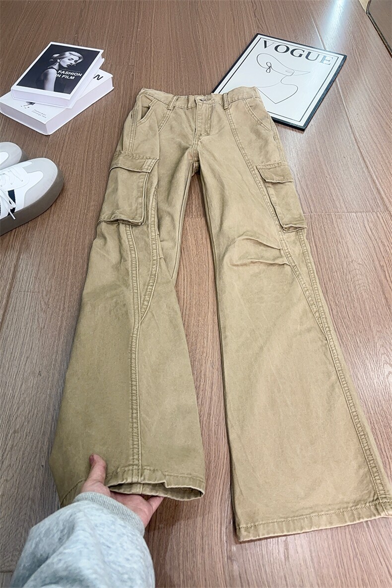 B221美式ins高街暗黑拼接休闲工装洗褪牛仔裤LK25603-特P50控88,男装牛仔裤,电商B221