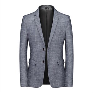 春秋款男士西服薄款上衣中年商务休闲纯色单排扣便西男装潮流百搭，男装西服，电商B212（原钱塘6029）