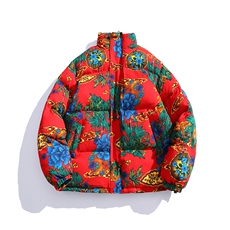 MY205新大花棉衣保暖防寒棉服面包服风民族特色外套大花男女，男装民族服装，星座115A-1