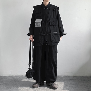 休闲马甲男 宽松工装百搭ins潮流机能风M101-P45图片