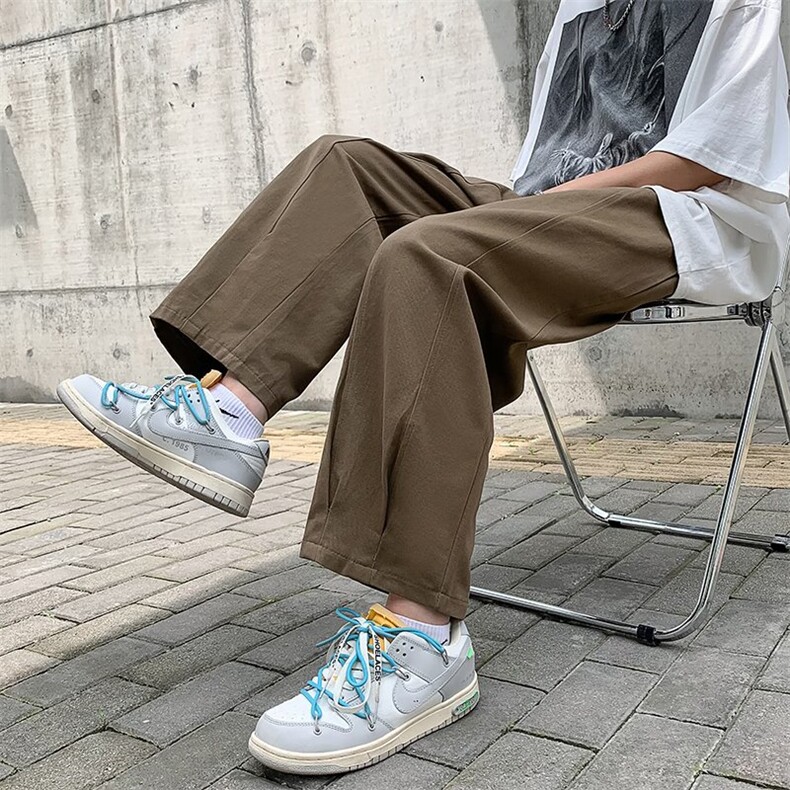 特厚斜宽松灯笼裤K2230P38,男装休闲裤,星座1116-2