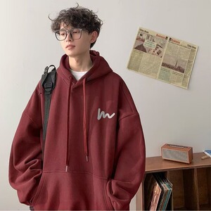秋冬卫衣男款潮牌男装加绒上衣美式加厚男生长袖冬季新款连帽外套图片