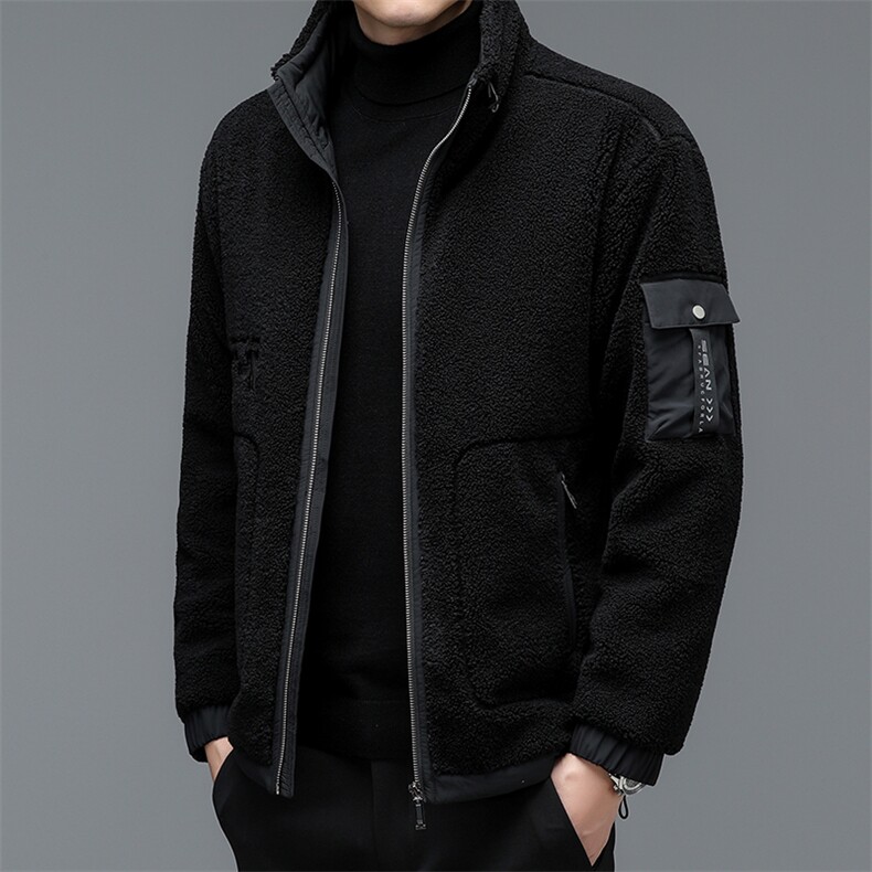 男士新款加厚针织羽绒服冬装中年商务休闲爸爸装冬季立领保暖外套,男装羽绒服,电商B212（原钱塘6029）