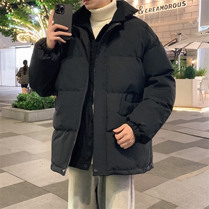 ！2025秋冬新款男士假两件棉衣加厚保暖棉服外套MY1248特P85图片