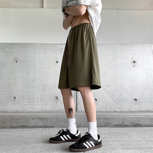 8XL-M特大码短裤男宽松运动裤夏季休闲裤户外冰丝五分裤DK1530P25图片