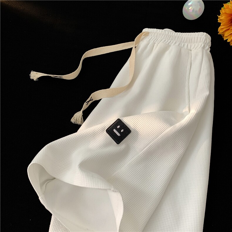 抖音品质ins潮流华夫格短裤宽松舒适五分裤B315-K23305-p25控38,男装休闲裤,电商B315